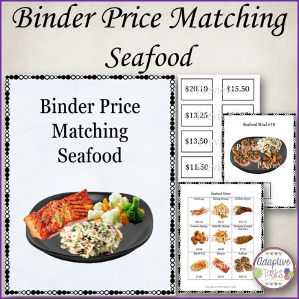 Binder Price Matching Task-Seafood